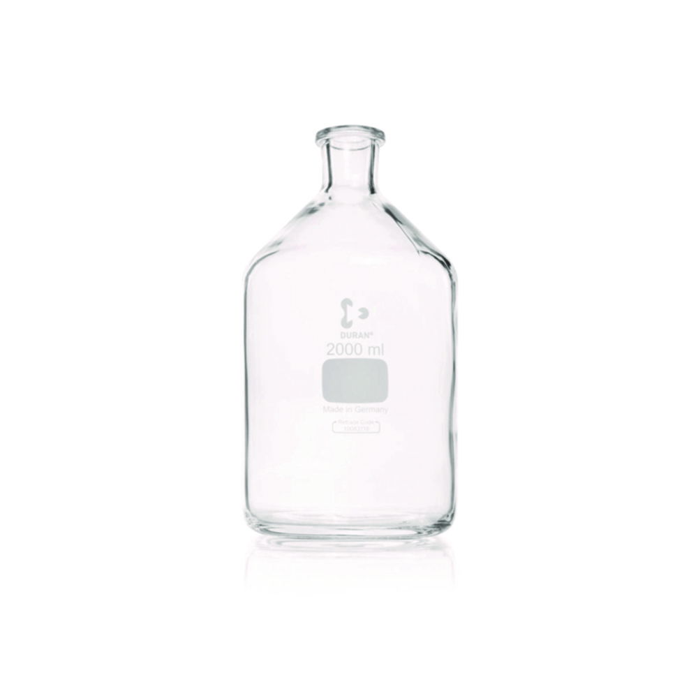 DWK Duran Narrow Neck Bottle 2L, Clear, Without Cap