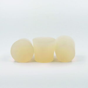 Deutsch & Neumann Silicone Rubber Stoppers, One Hole, 21 x 27 x 30 mm