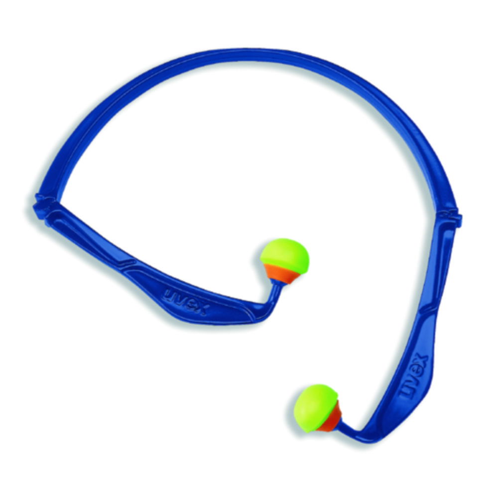 Uvex Earplugs X-Fold Blue/Lime/Orange, SNR 23 dB(A), Pack of 5