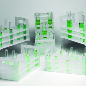 Bel-Art Test Tube Stand, PP, 16-20 mm Diam., 4x8 Openings