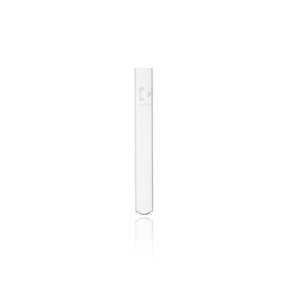 DWK Duran Test Tubes 13 x 100 mm, Straight Rim, Pack of 100