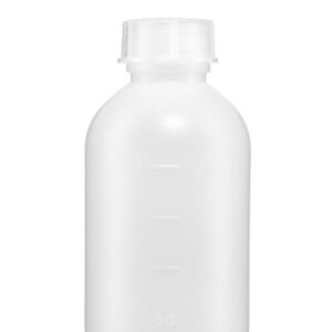 Kautex Textron HDPE Medium Neck Bottle 250 mL Round with Screw Cap