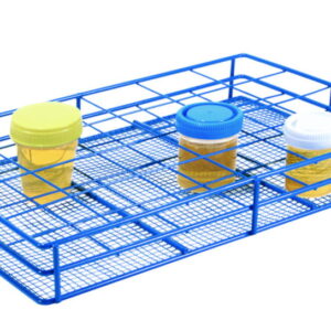Heathrow Scientific Urine Container Rack, Blue, up to Ø 58 mm, 6x4 Places, 393x262x50 mm​