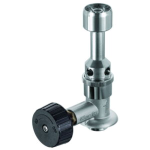 Carl Friedrich Usbeck Bunsen Burner for Cartridge with Air Regulation, Needle Valve, Weight 130 g