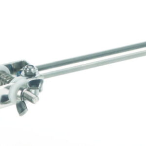 BOCHEM Clamp 40 mm, Squared without Bush, 18/8-Steel