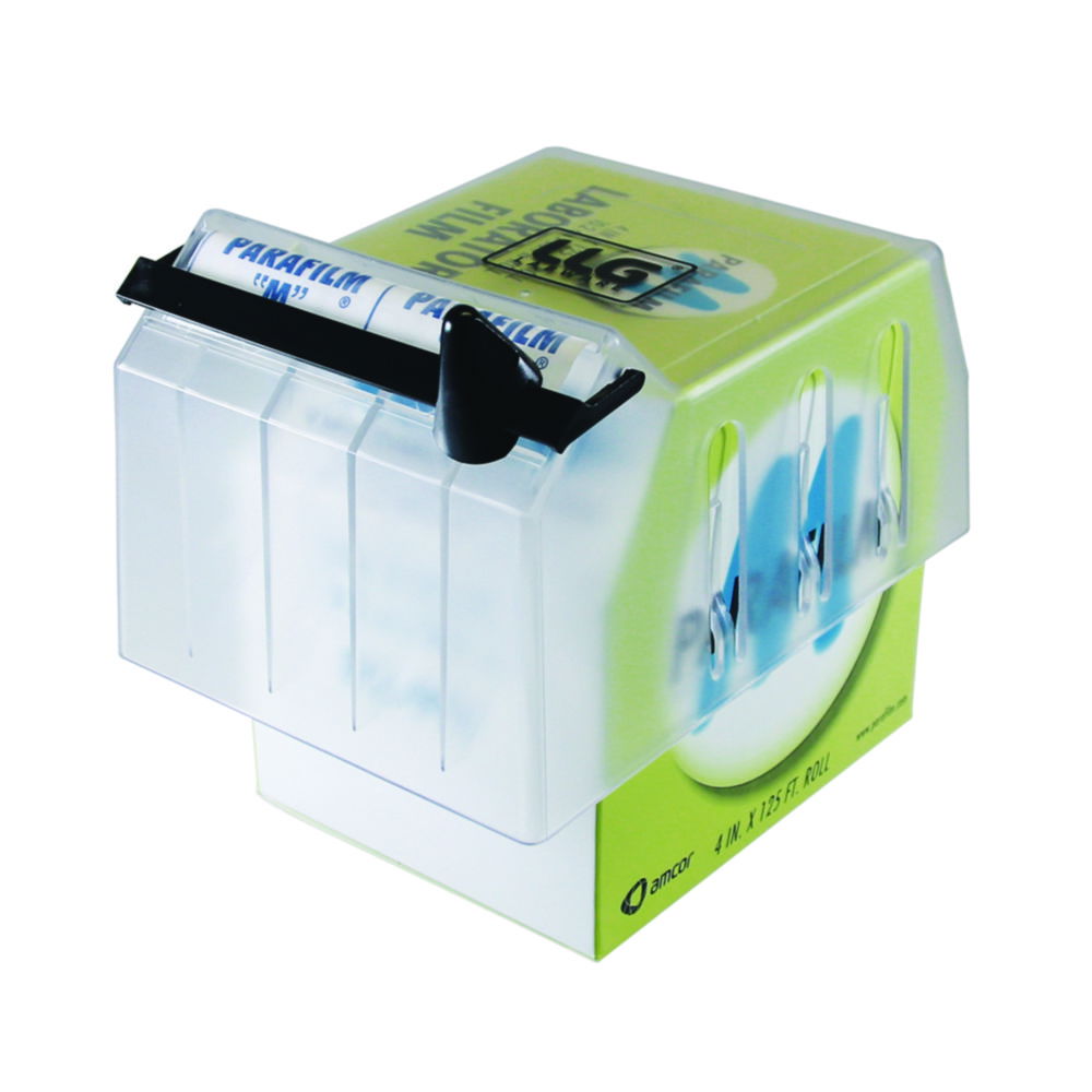 LLG Dispenser for PARAFILM® M Transparent, ABS, for Rolls up to 100 mm Width