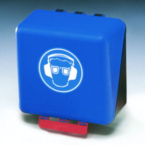SecuBox® Maxi, 23.6x31.5x20.0cm blue "eye and ear protection"
