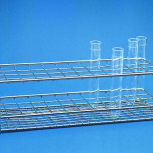 Württ Test Tube Stands (Stainless Steel, 18x18mm, Height 100mm, 4 x 12 Openings)
