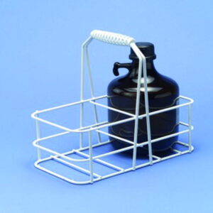 Württ Safety Bottle Carrier, Plastic-Coated Wire for 2 x 2500 ml Bottles