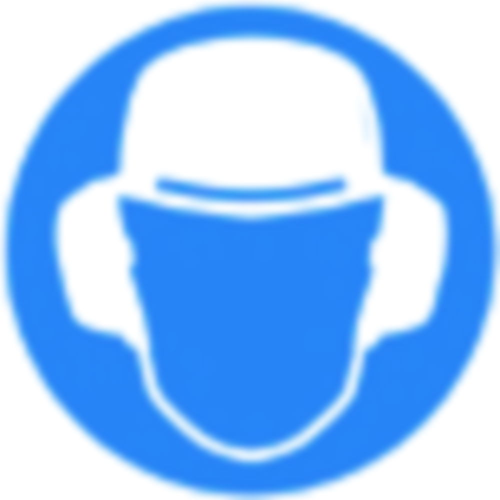 SecuBox® Maxi, 23.6x31.5x20.0cm blue "helmed and ear protection"