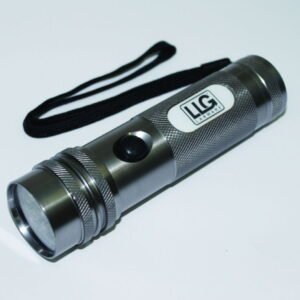 LLG LED Flash Light Titanium, Including Etui