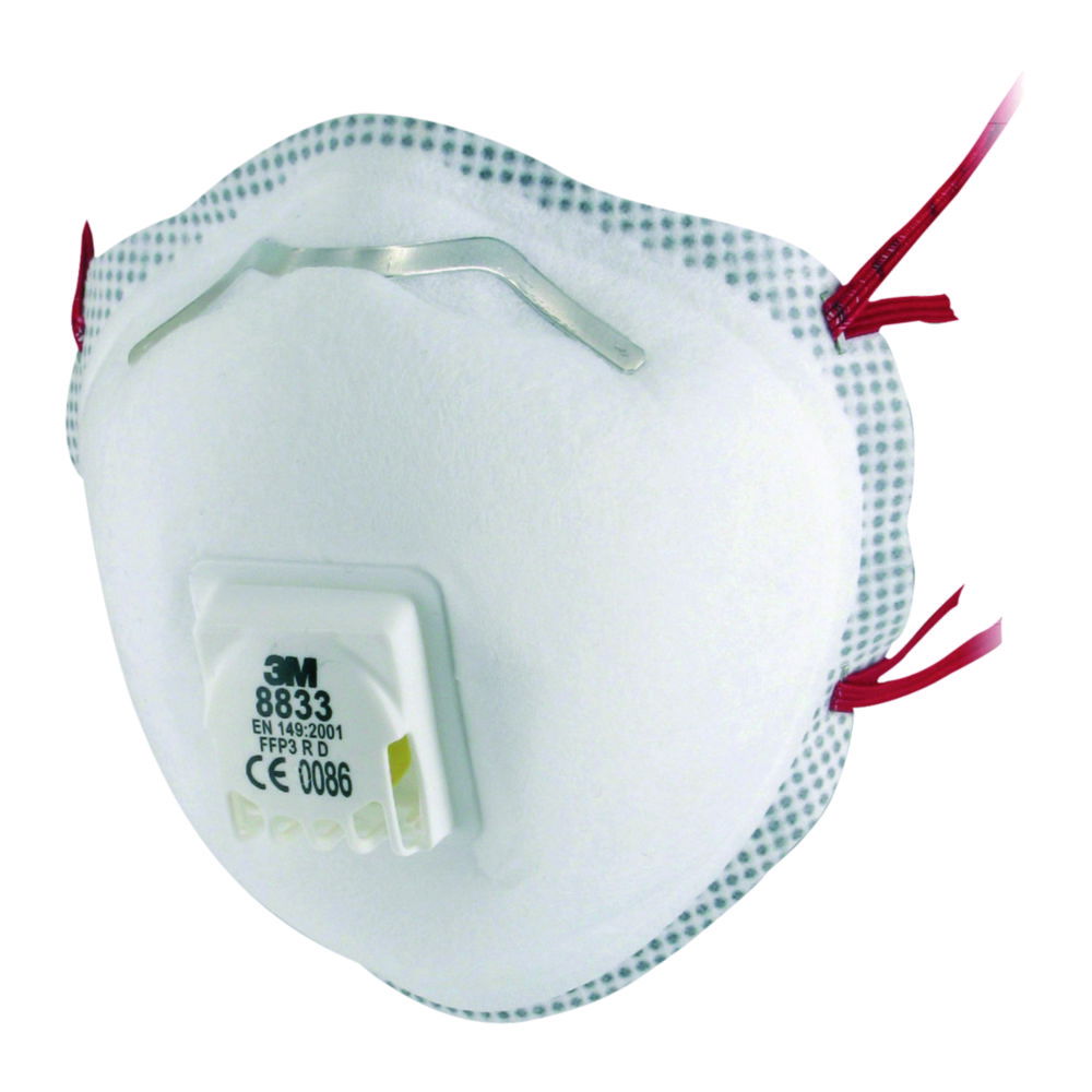 3M Respirator Masks 8000 Series, FFP 2 Preshaped, Pack of 20