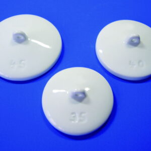 LLG Porcelain Lid D-50, DIN 54mm Dia, for Crucibles 50mm Dia