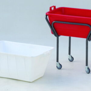 Gorr Transporttechnik 100-Liter PE White Tapered Tank (900 x 540 x 400 mm)