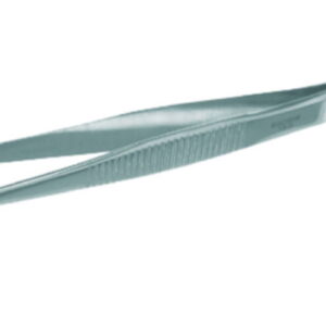 BOCHEM Forceps 115 mm, Rounded Bent, Stainless Steel