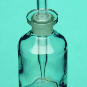 Bohemia Cristal Dropping Bottle 100 mL, Clear, NS Pipette, Boro 3.3