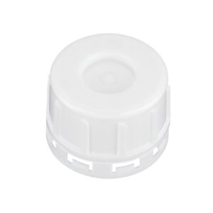Kautex Textron Closure PP White with PTFE Insert and Originality Ring for Bottles 100-250 mL