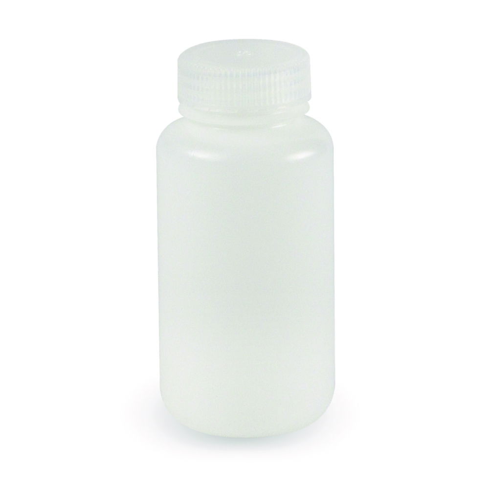 LLG Wide-Mouth Bottle, 1000 ml, Round, HDPE, with Screw Cap, Pack of 6