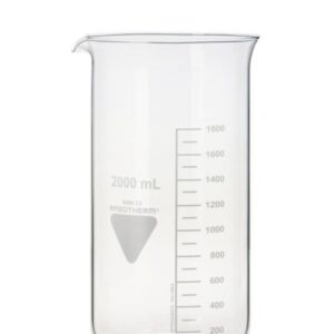 Scherf Präzision Beaker 2000 mL, High Form, Boro 3.3, with Division and Spout (Pack of 10)
