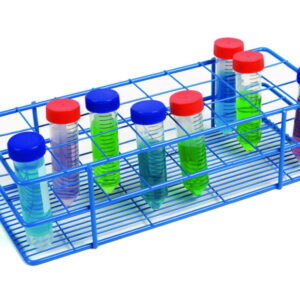 Heathrow Scientific Coated Wire Tube Rack 30–40mm 3x8 Format Blue​
