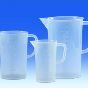 VITLAB Measuring Jugs, 100 ml, PP Moulded Graduation