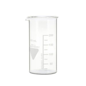 Scherf Beakers 250 ml, High Form, Boro 3.3, With Division and Spout, Pack of 10