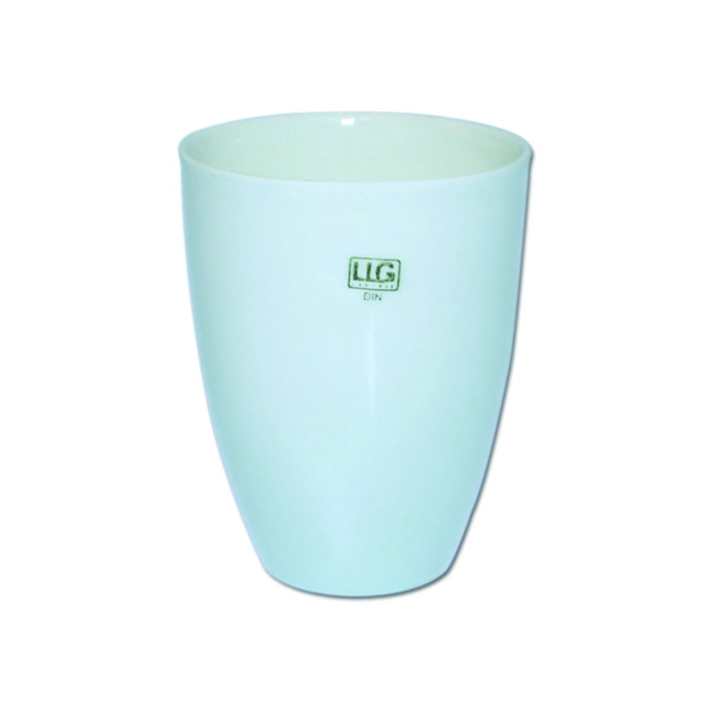 LLG Porcelain Crucibles 3/30 DIN 15 ml, 30 mm Diameter, Tall Form, Glazed, Pack of 5​