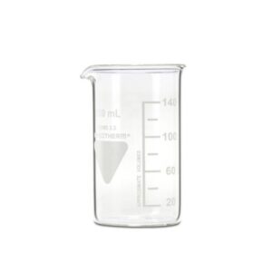 Scherf Beakers 150 ml, High Form, Boro 3.3, With Division and Spout, Pack of 10