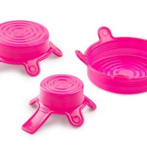 DWK Duran Silicone Lid Set Size S, M, L, Pink
