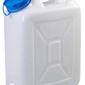 Bürkle Wide-Neck Canister 20 Liters with Threaded Socket at the Side Just Above the Ground