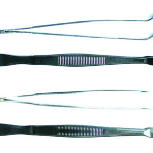 LLG Forceps for Cover Slips, Straight Type Kühne, 145 mm, Stainless Steel 4301