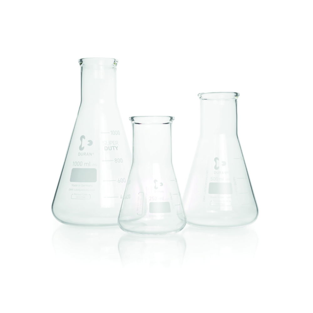 DWK Duran 250 mL Super Duty Wide Neck Erlenmeyer Flask