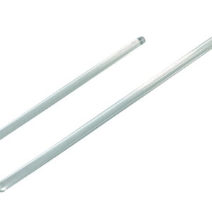 LLG Stirring Rods, Glass, Fused Ends, 300 x 7 mm, Pack of 10