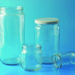 LLG Wide Neck Jar 1062mL with Twist-Off Thread Opening 82mm, Pack of 12