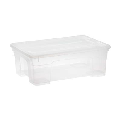 1.5 Litre Clear Storage Box- Assorted colors