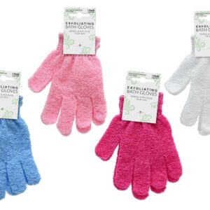 Exfoliating Gloves 1 pair Assorted Colours