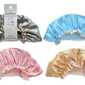 Shower Cap Sateen 28cm Assorted Colours