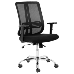 Chrome Lenny Medium Back Chair