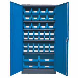 Blue – Linbin ® Storage Bin Cabinet Kit 1