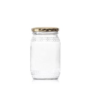 Consol Glass Round Honey Jar 352ml