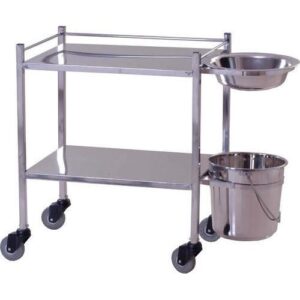 Large Size Trolley Dressing/Washing/Plaster _ Epoxy Coated