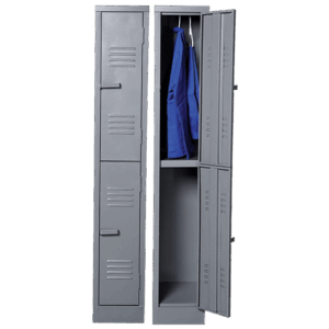 Solid Steel Locker Two Tier