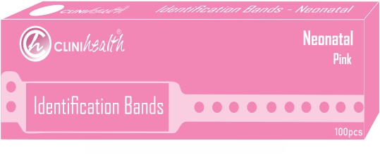 Identification Bands Neonatal – 100s Pink