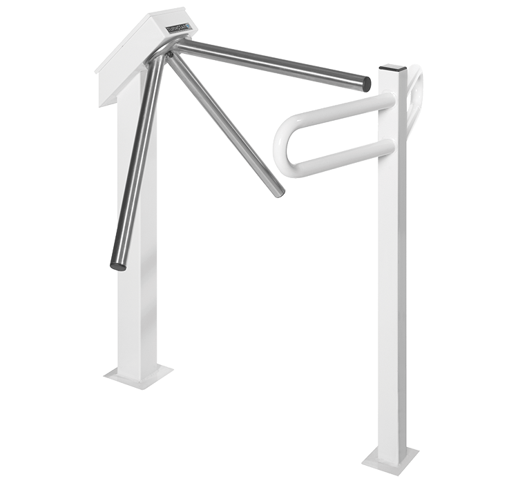 Supermarket Turnstile Powder Coated