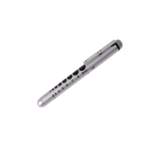 Penlight Torch – Silver with pupil gauge