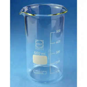 Beakers, Glass, Tall Form, Duran 600ml