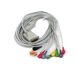 Ecg Cable – 10 Lead – Button Type