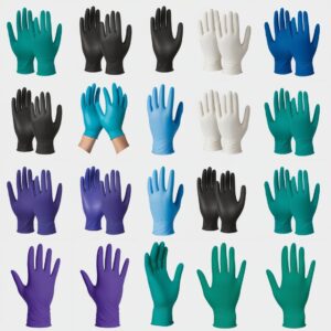 Examining gloves size XS 5-6 UNIGLOVES "SELECT BLACK", Latex non sterile, powder free, pack of 100
