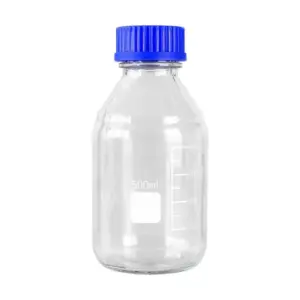 Laboratory Bottles, 500ml, with Blue Screw Cap
