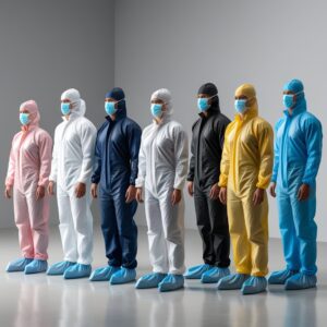 LLG Disposable Shoe Covers, CPE, Foil, Blue, Pack of 100